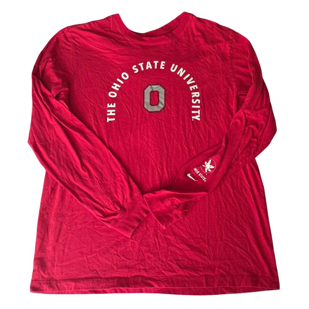 Nike Ohio State Red Crewneck Mens Size Large
